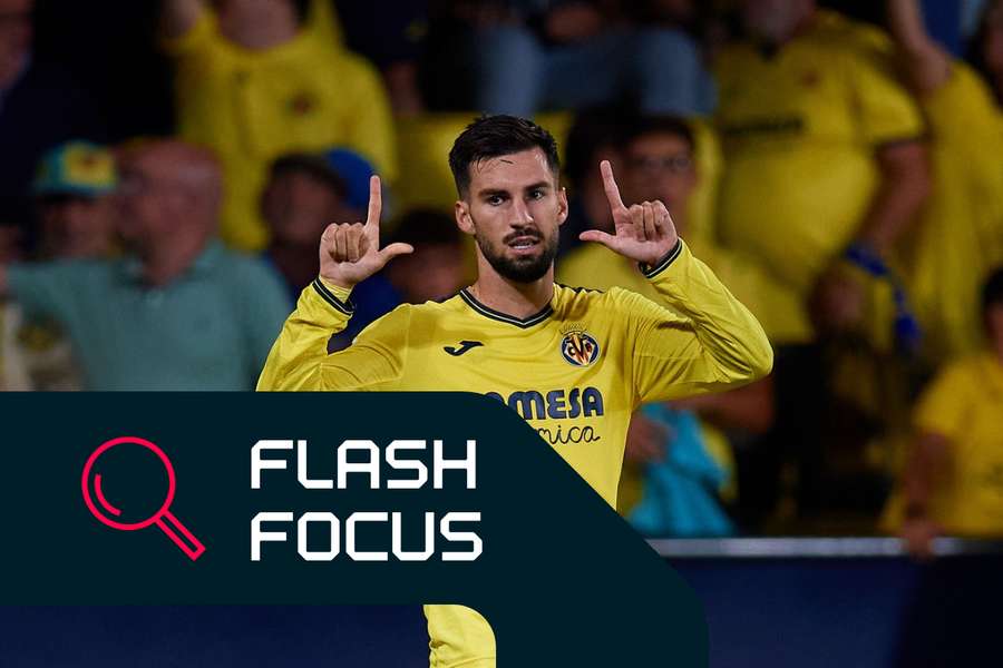 Alex Baena in azione per il Villarreal