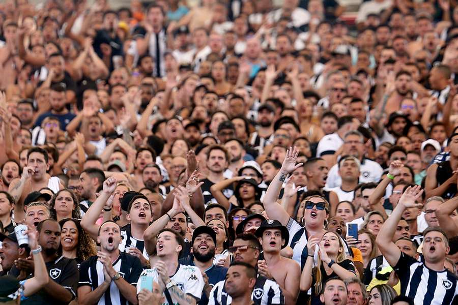 Torcida do Fogão empolgou