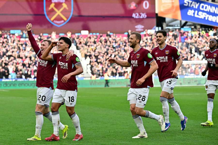 West Ham porazil Sunderland přesvědčivě 3:1.