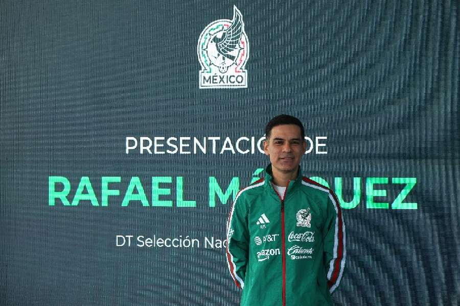 Rafael Marquez at his presentation as new Mexico head coach