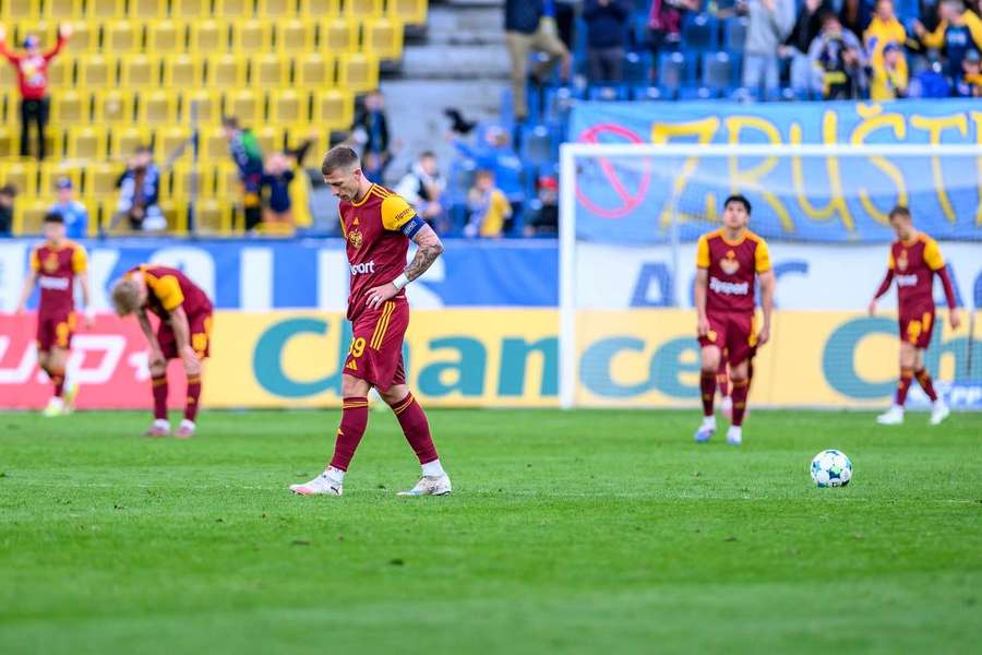 Dukla prohrála v Teplicích 0:2.