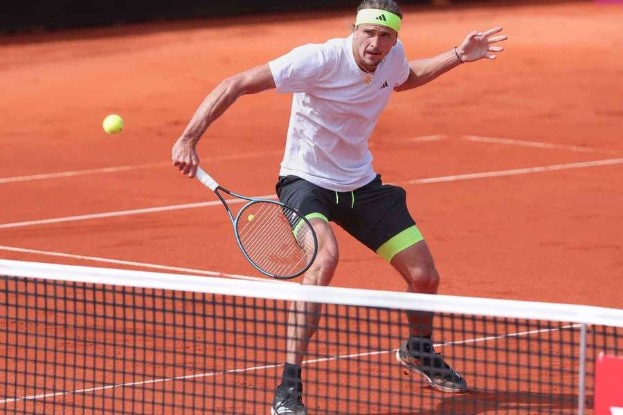 Zverev, listo para debutar en Madrid. Zverev, listo para debutar en Madrid.
