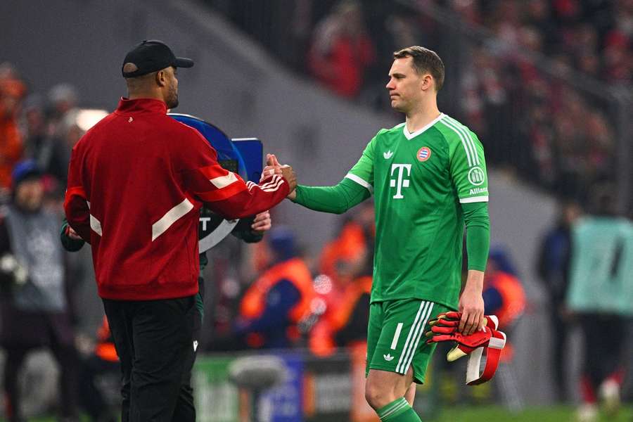 Vincent Kompany (l.) und Manuel Neuer (r.)