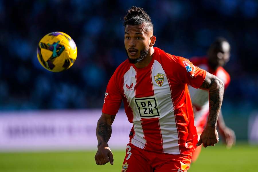 Luis Suárez, delantero del Almería