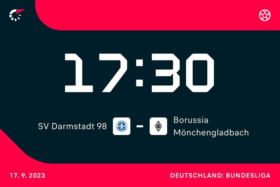 Darmstadt und Gladbach beschließen danach den Spieltag.