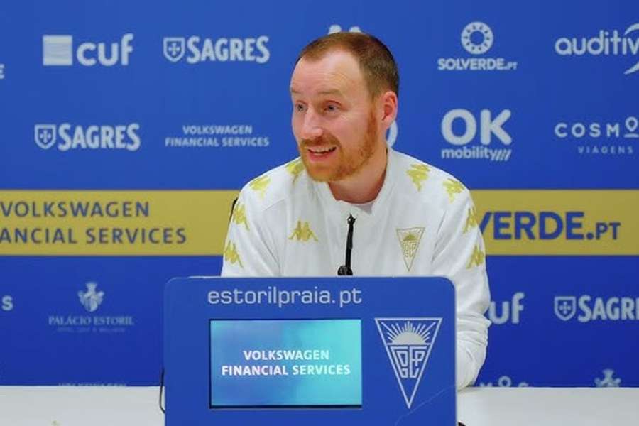 Ian Cathro, treinador do Estoril Ian Cathro, treinador do Estoril