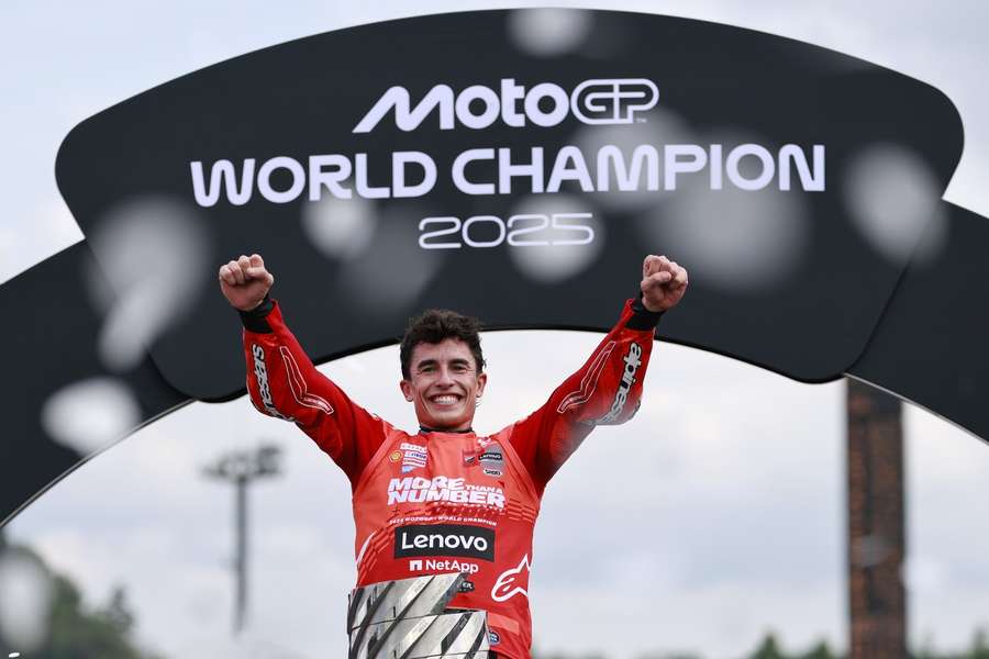 Márquez celebrou título mundial