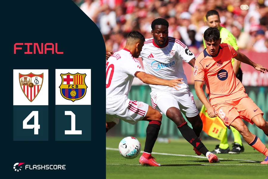 El Sevilla-Barcelona, en Flashscore