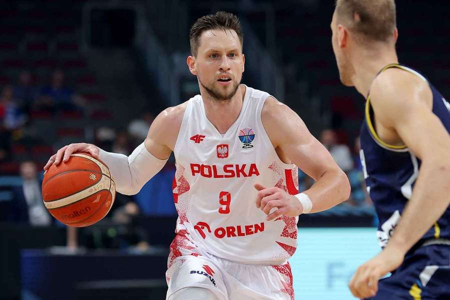Mateusz Ponitka podczas meczu przeciwko Bośni