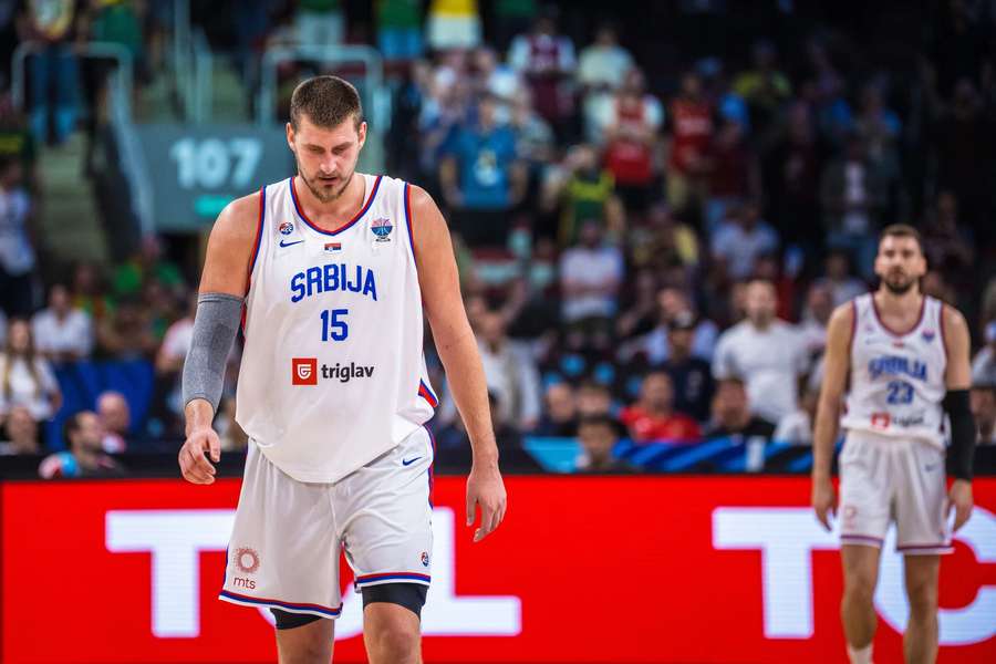 Grande desilusão para Jokic e a Sérvia