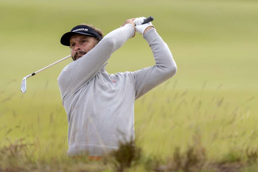 Joost Luiten tijdens de Dutch Open in mei 2022