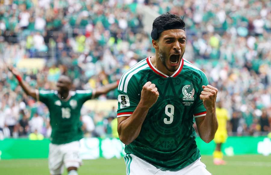 Raul Jimenez was emotional after netting for Mexico Raul Jimenez was emotional after netting for Mexico