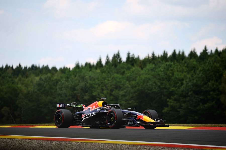 Max Verstappen à Spa ce vendredi. Max Verstappen à Spa ce vendredi.
