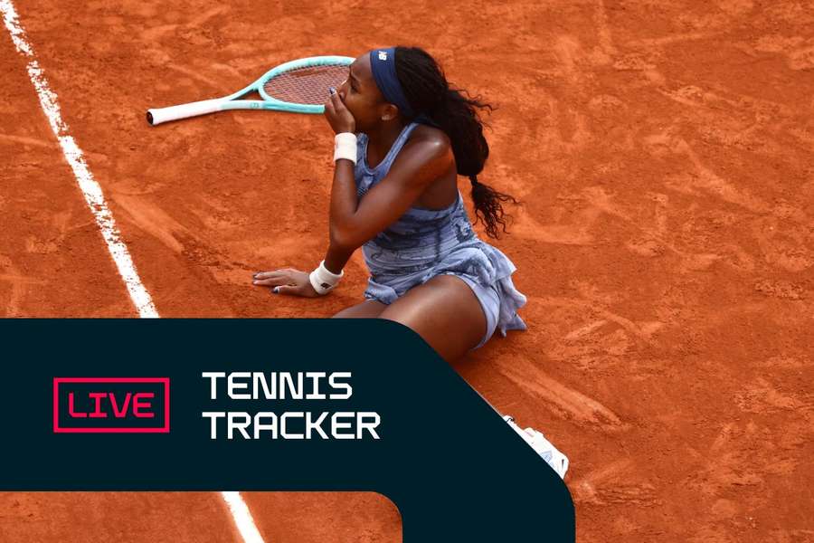 Sabalenka in azione durante le semifinali
