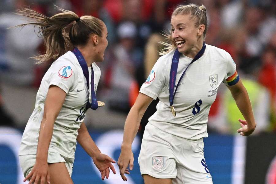 The England women's team won the European Championship by beating Germany 2-1 at Wembley