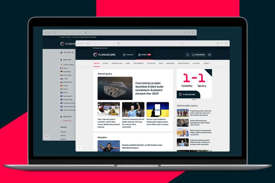 Najaktuálnejšie novinky a výsledky na jednom mieste. Spúšťame Flashscore Správy!