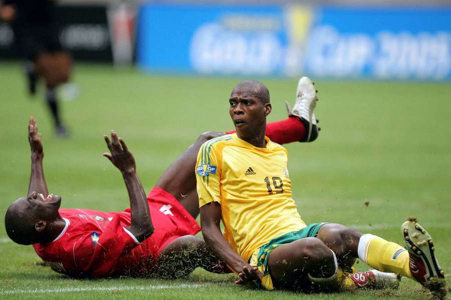 South Africa drew 1-1 with Panama at the 2005 Gold Cup