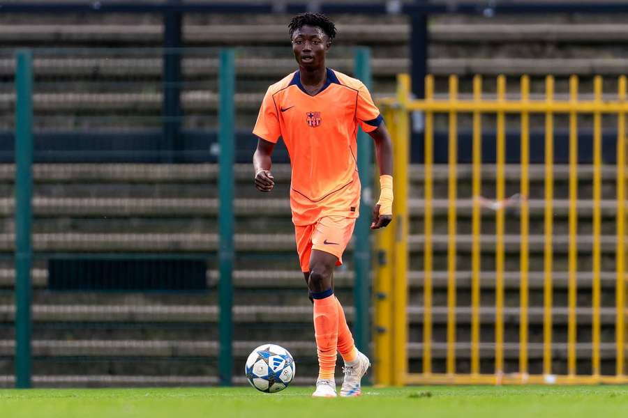 Hafiz Gariba in action during the UEFA Youth League 2025/26 Hafiz Gariba in action during the UEFA Youth League 2025/26