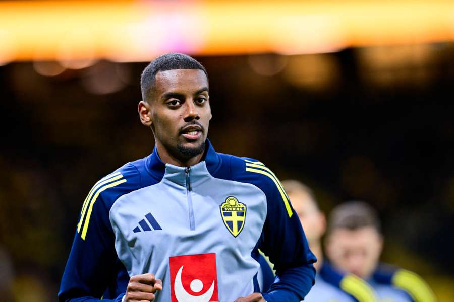 Alexander Isak ao serviço da Suécia