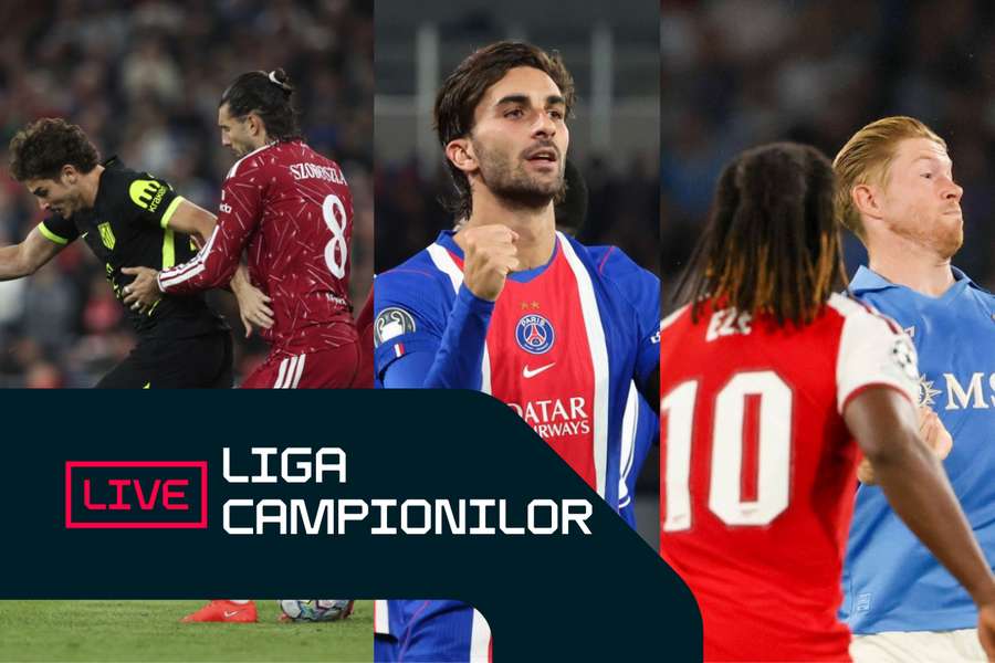 Rezultatele înregistrate în Liga Campionilor