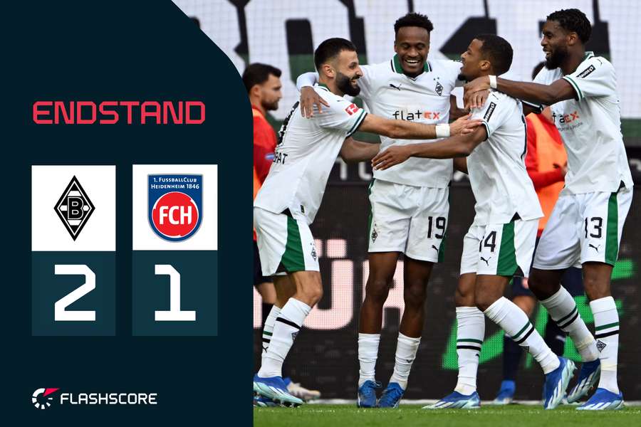 Gladbach bejubelt einen wichtigen Heimsieg