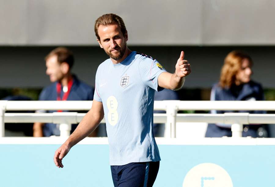 Harry Kane está a serviço da seleção inglesa Harry Kane está a serviço da seleção inglesa
