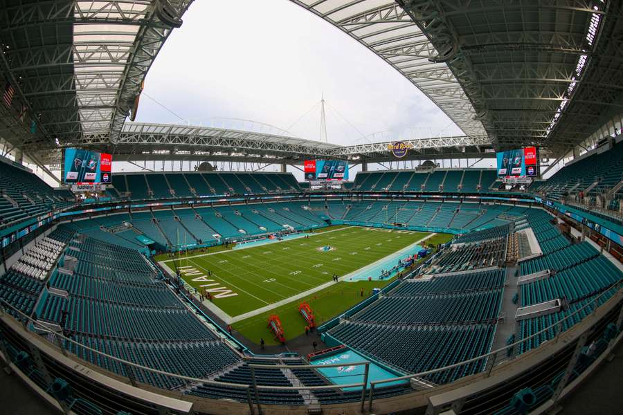O Estádio Hard Rock, em Miami