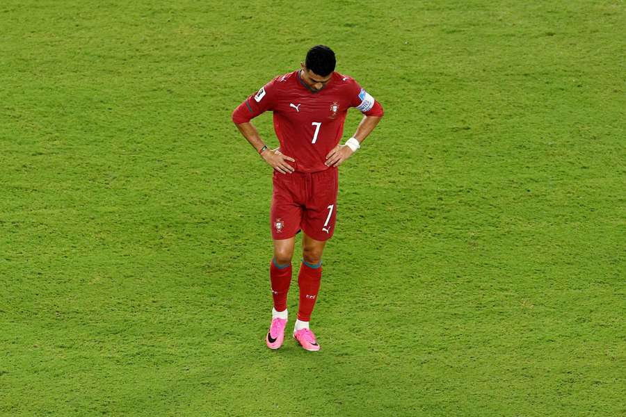 Ronaldo après le match nul face à la Colombie Ronaldo après le match nul face à la Colombie