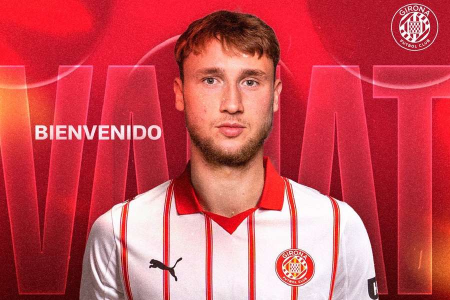Vladyslav Vanat, nuevo jugador del Girona Vladyslav Vanat, nuevo jugador del Girona