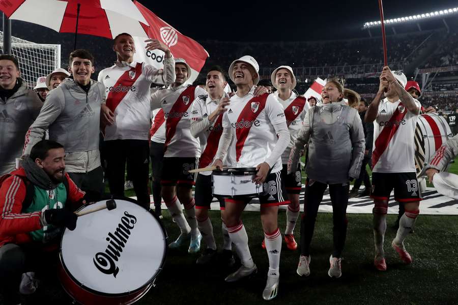 River Plate célèbre son titre au Monumental. 