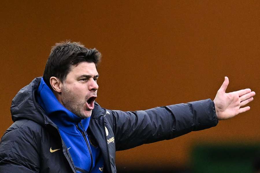 Mauricio Pochettino tijdens Wolves-Chelsea