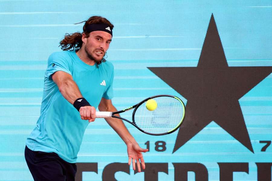 Stefanos Tsitsipas im Match gegen Casper Ruud