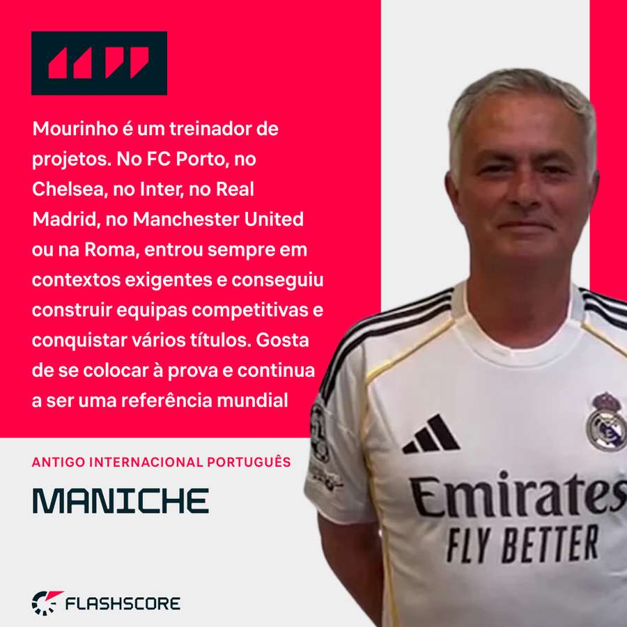 Maniche deixa rasgados elogios a Mourinho Maniche deixa rasgados elogios a Mourinho