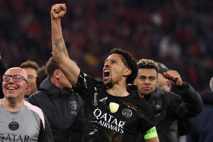 Marquinhos comemora vaga na final da Champions League