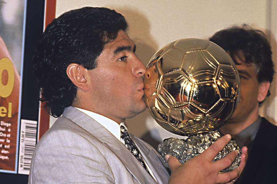 Balonul de Aur pentru cel mai bun jucător al Cupei Mondiale din 1986 i-a fost acordat lui Diego Armando Maradona