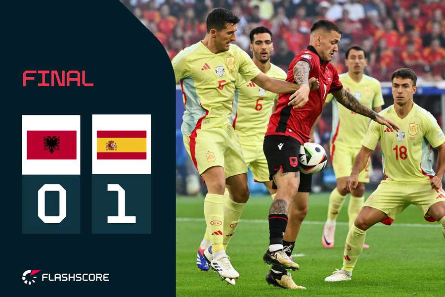 España y Albania cerraron su primera fase en la Eurocopa