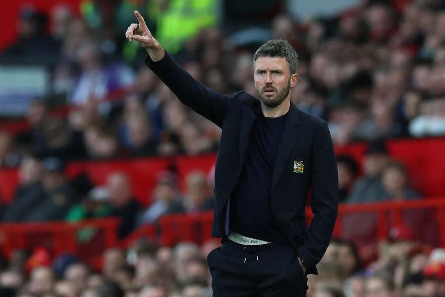 Carrick à Brentford le week-end dernier.