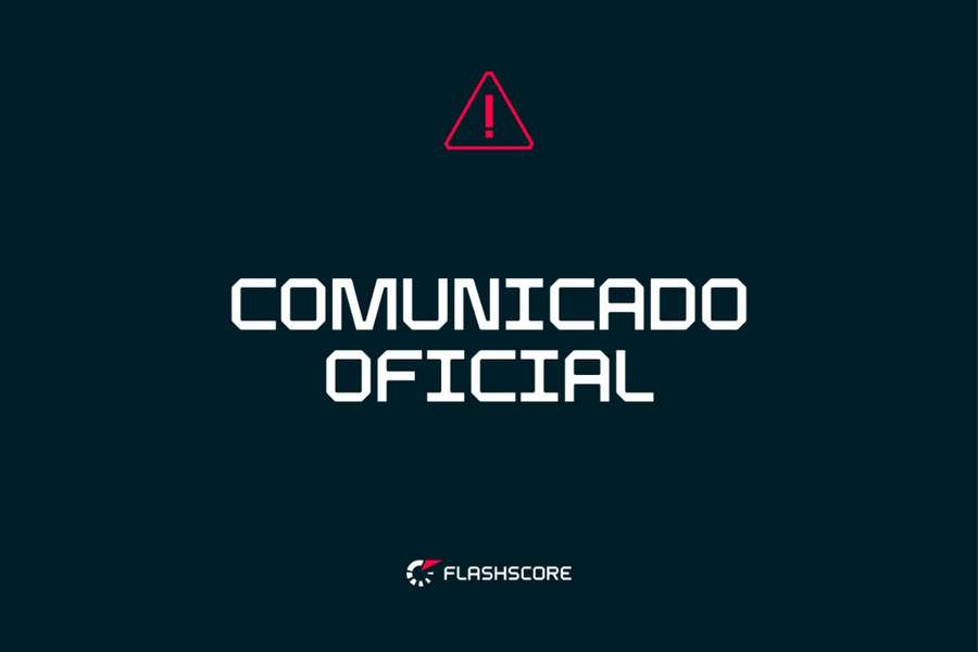 Flashscore concentra esforços para resolver a situação o mais rápido possível