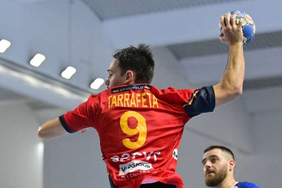 Tarrafeta, jugador de los "Hispanos"