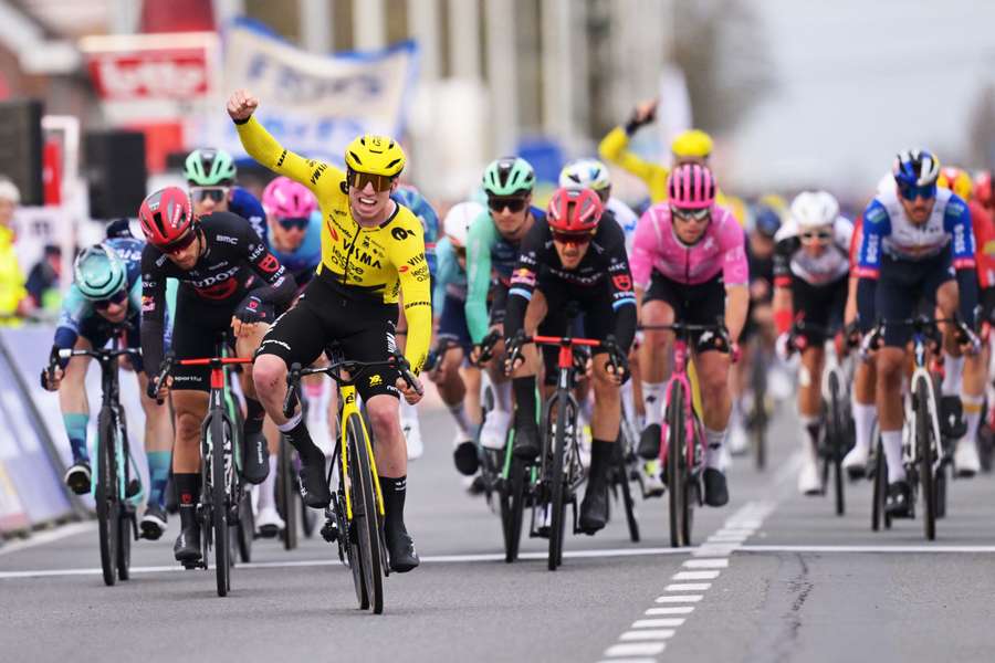 Matthew Brennan et ses concurrents, ce dimanche.