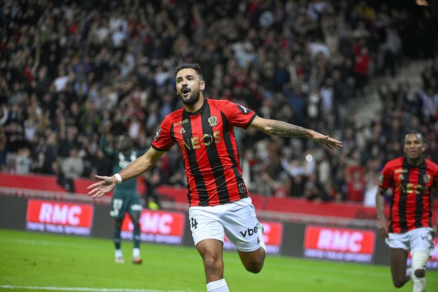 Gaetan Laborde was the match-winner for Nice