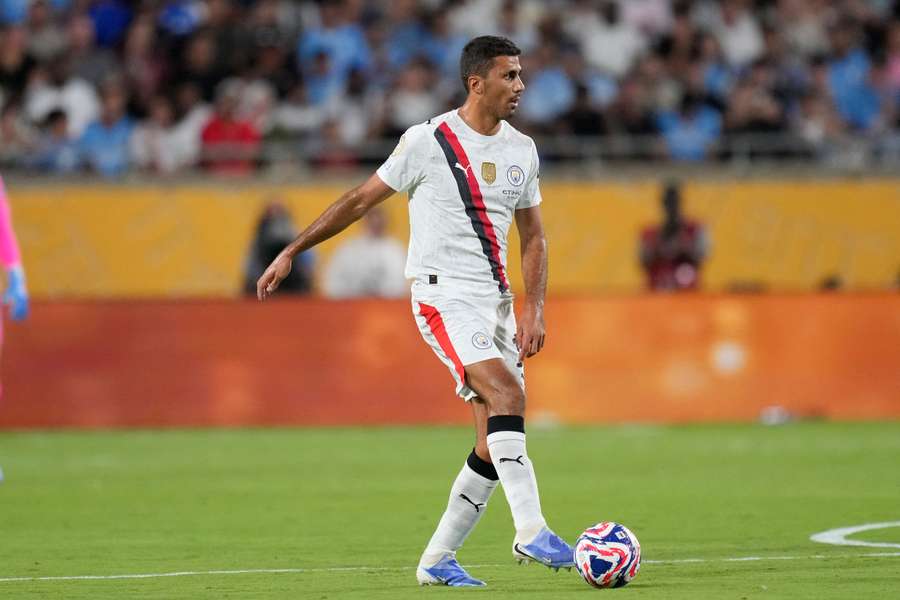 Rodri Hernández con el Manchester City