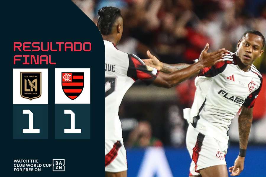 Wallace Yan voltou a marcar com a camisola do Flamengo