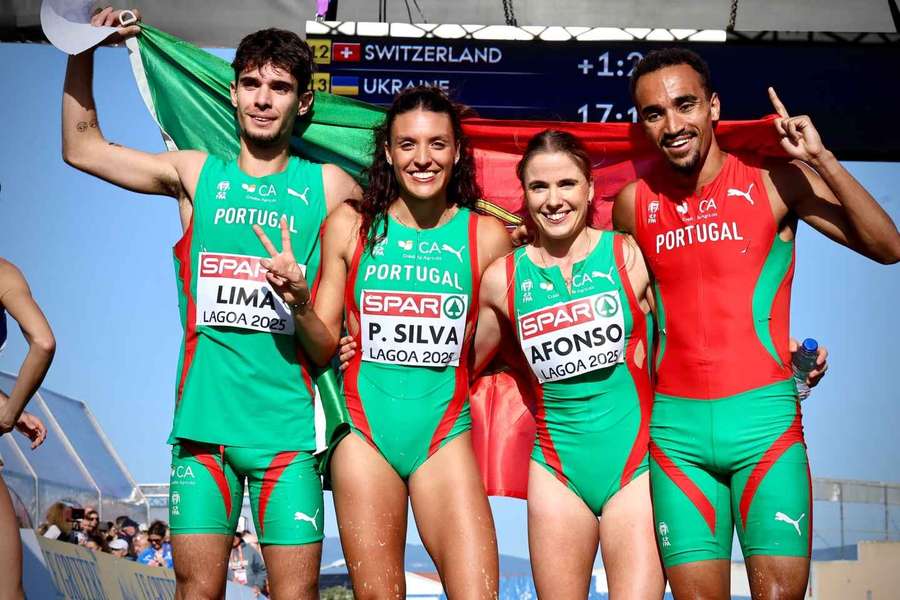 A equipa portuguesa A equipa portuguesa