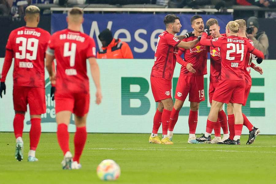 RB Leipzig had flink wat te vieren en kruipt naar de tweede plek in Duitsland