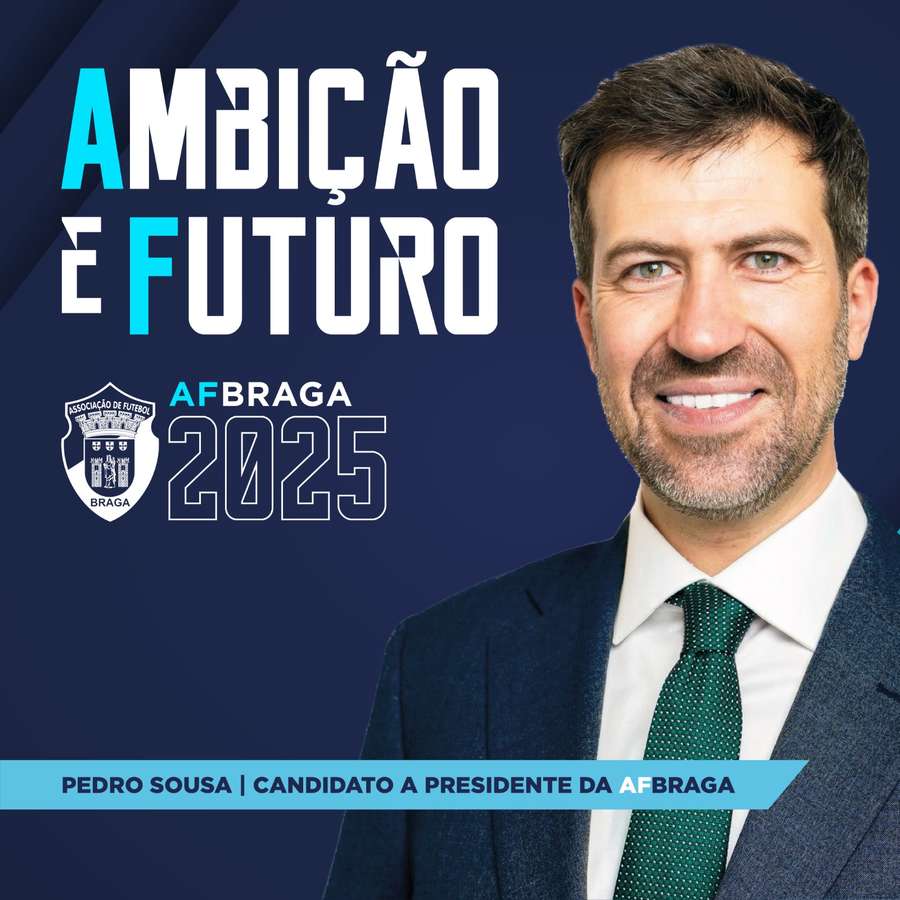 Pedro Sousa, candidato da lista B