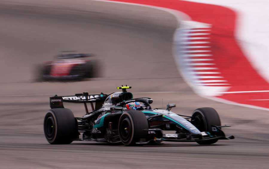 Kimi Antonelli no GP dos EUA de Fórmula 1