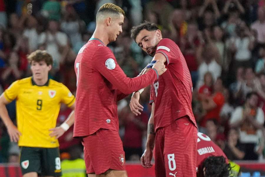 Fernandes i Ronaldo w tych samych barwach. Fernandes i Ronaldo w tych samych barwach.