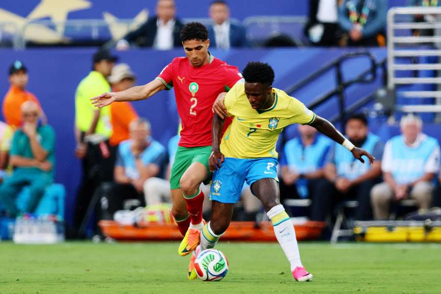 Vinicius Jr. war der beste Brasilianer auf dem Rasen des MetLife Stadiums Vinicius Jr. war der beste Brasilianer auf dem Rasen des MetLife Stadiums