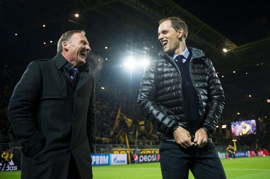 At the beginning, things were still going well between Watzke (left) and Tuchel (right).